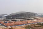 Структура OEM стальная, полуфабрикат здания ферменной конструкции металла трубы и стадионы спортов