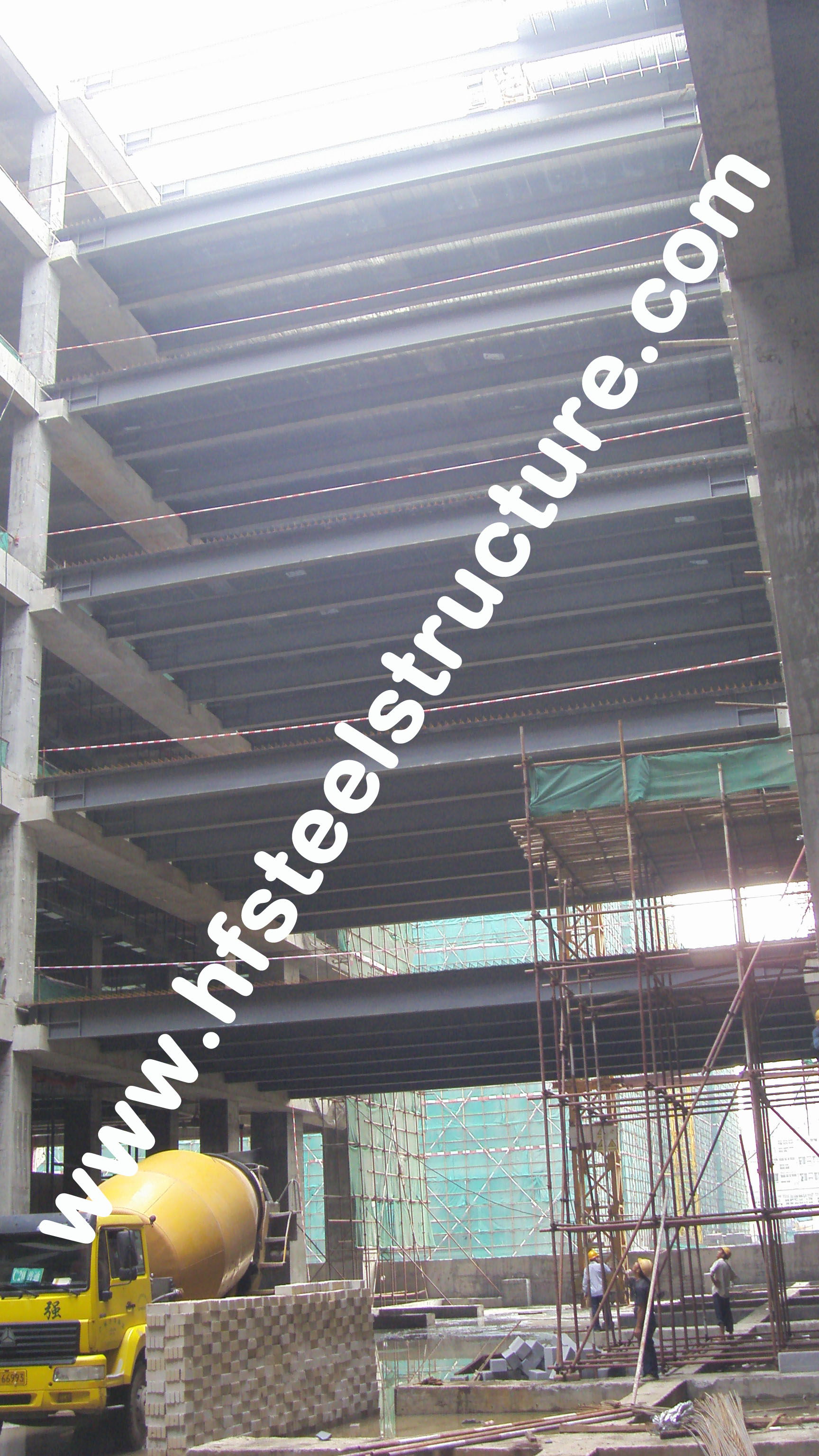 Здание промышленного полуфабрикат стального Multi-этажа хранения стальное, GP 40FT, GP 20FT, 40HQ