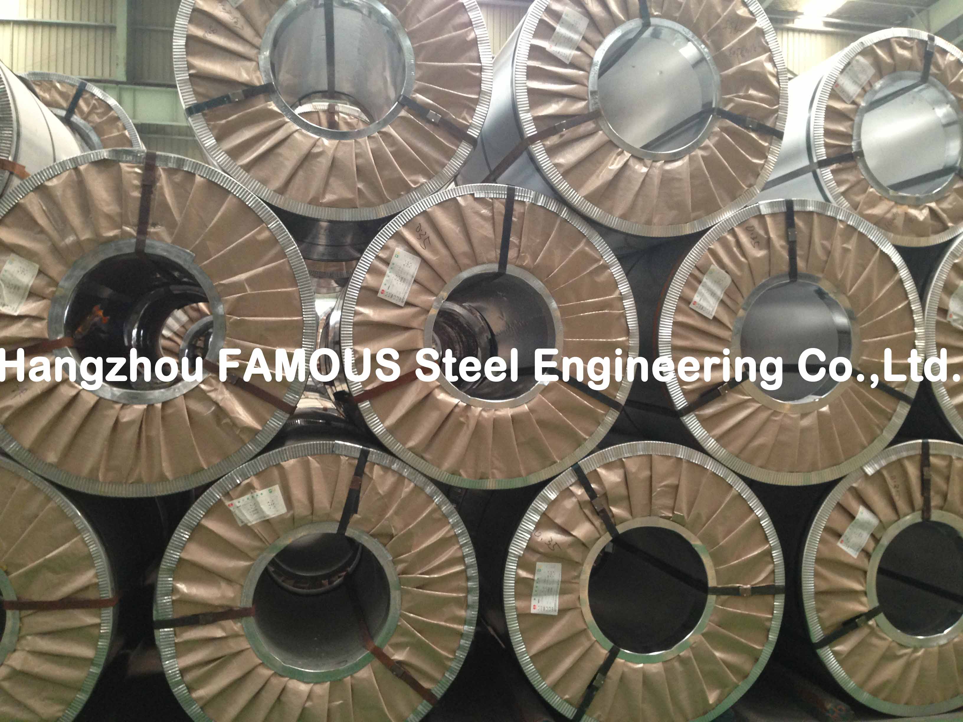 Цвет покрыл стальную катушку катушки JIS ASTM горячую окунутую гальванизированную Prepainted стальную для рифлёного стального листа толя