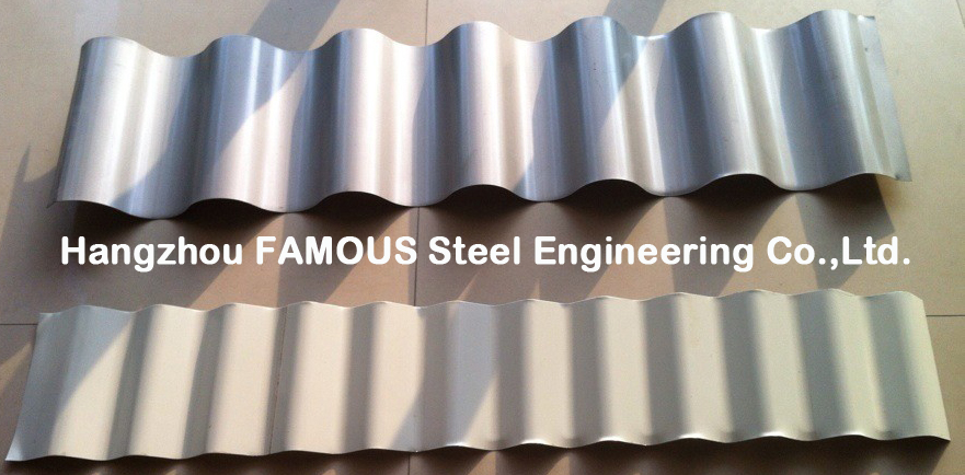 Покрынный цветом толь металла покрывает Customzied для стальной структуры