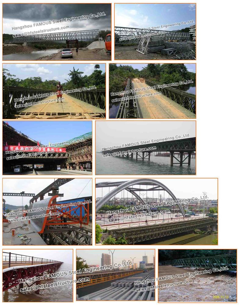 Компактные полуфабрикат мосты для использования корабельных/пешехода/хайвея